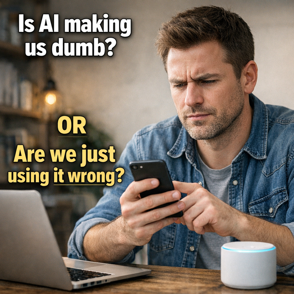 Is AI Making Us Dumber? Or Are We Just Using It Wrong?