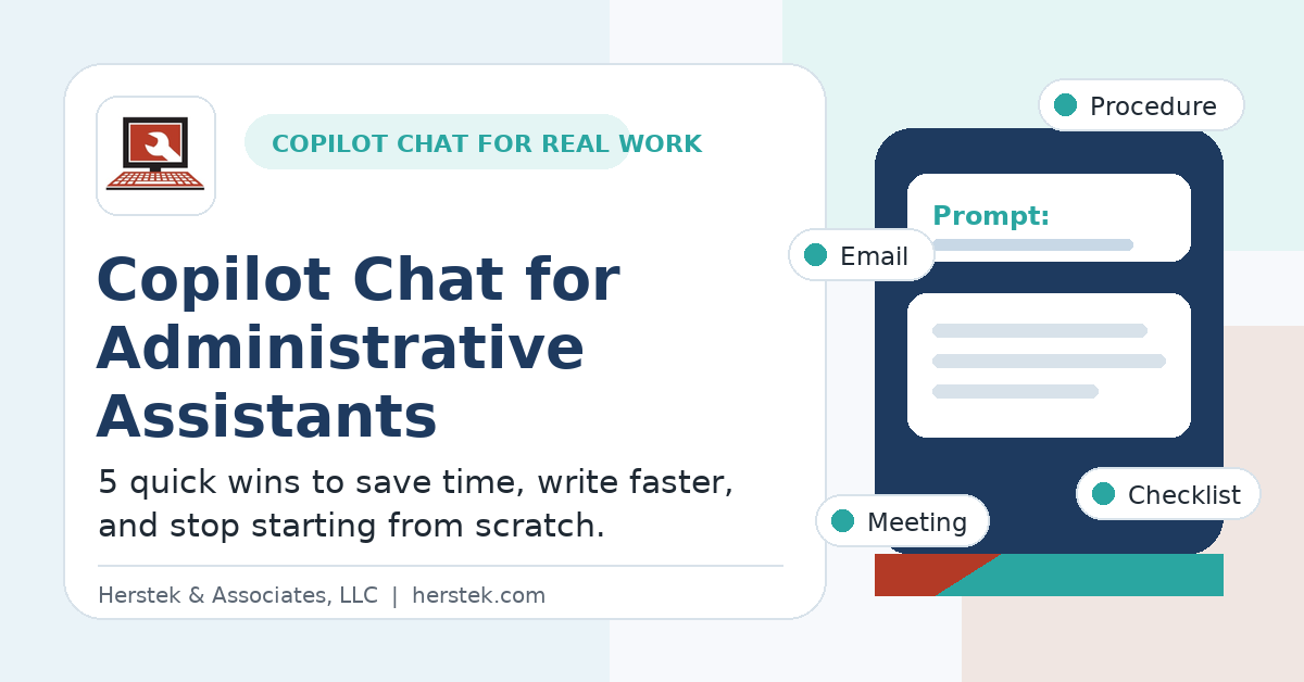 Copilot Chat for Administrative Assistants: 5 Quick Wins You Can Use Today