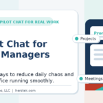 Microsoft Copilot Chat to manage projects, policies, meetings, and checklists